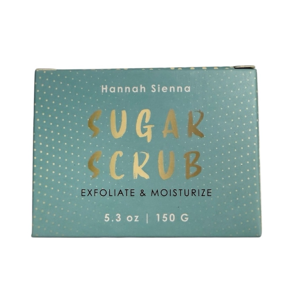 Hannah Sienna Sugar Scrub Removes Dead skin, Hydrate, Moisturize 5.3 Oz NEW